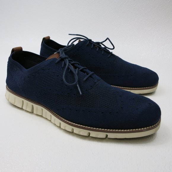 Cole Haan Men's 2.ZERØGRAND Wingtip Breathable Fabric Casual Oxford Shoes 12 M - Picture 2 of 8